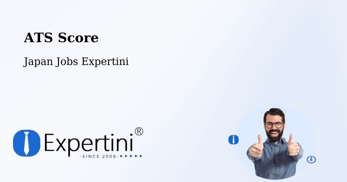 Resume ATS Score & Job Description Match Tool – Mihara - Japan Jobs Expertini