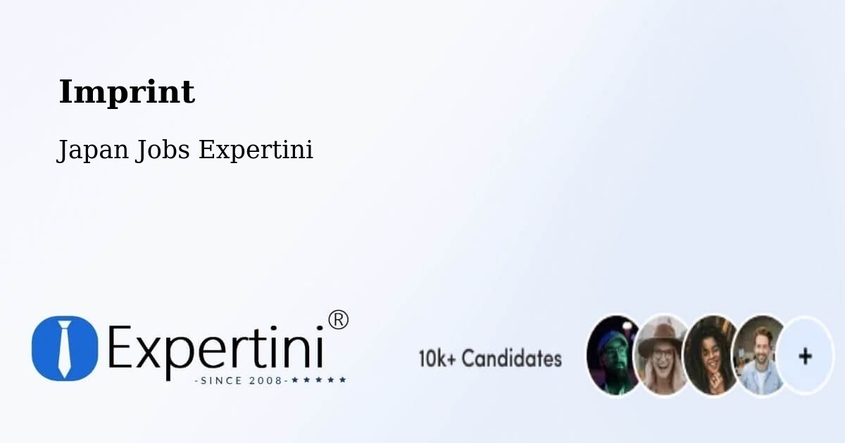 Imprint – Mihara - Japan Jobs Expertini