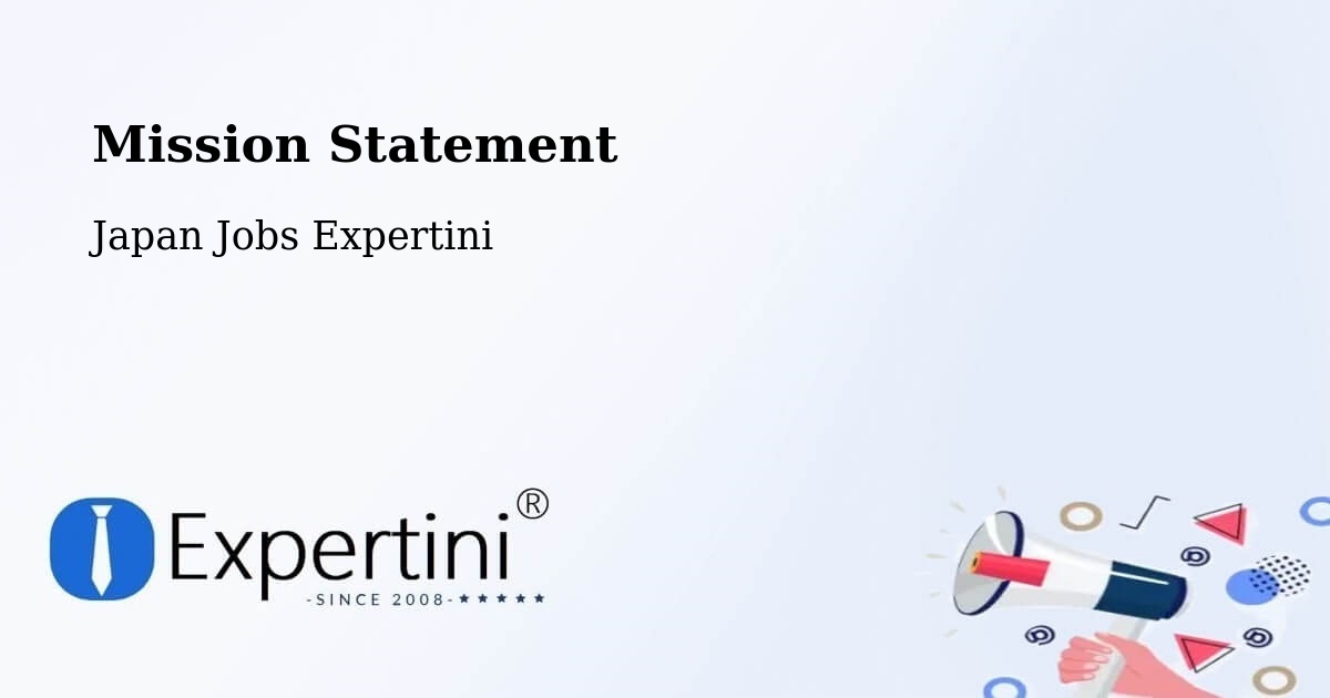 Corporate Mission – Mihara - Japan Jobs Expertini