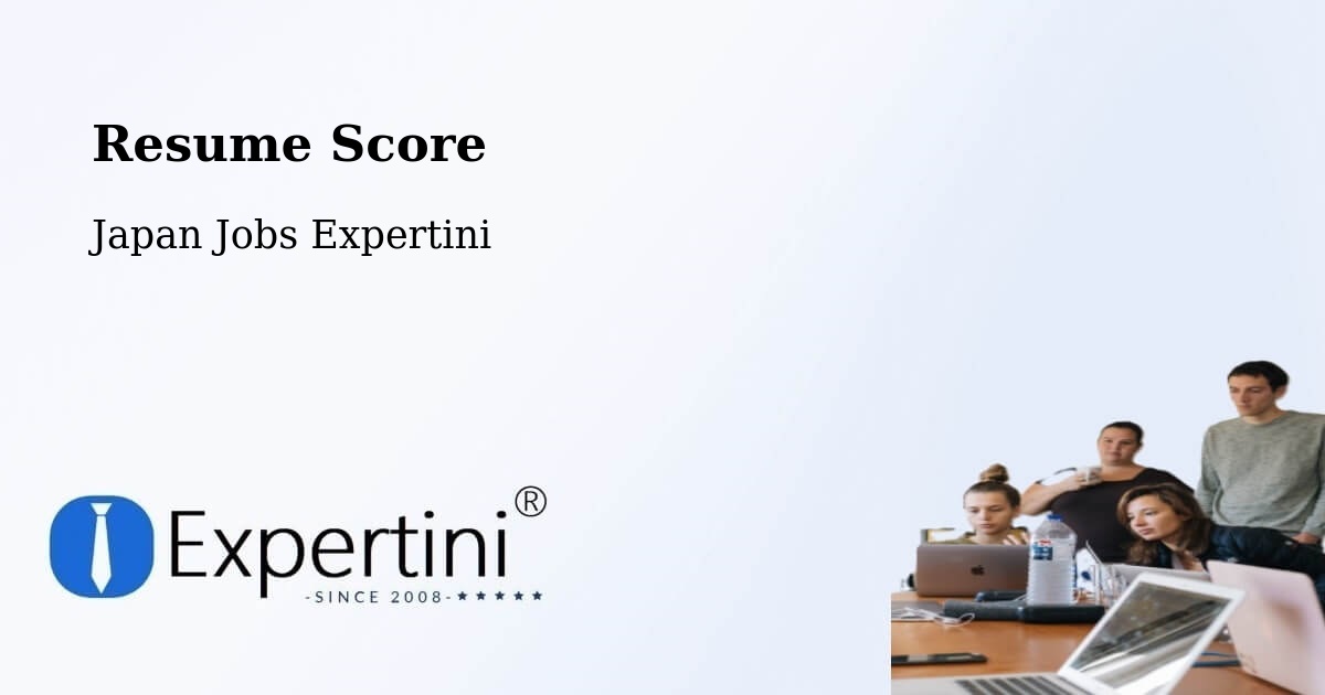 Resume Score & Job Description Match Tool – Mihara - Japan Jobs Expertini