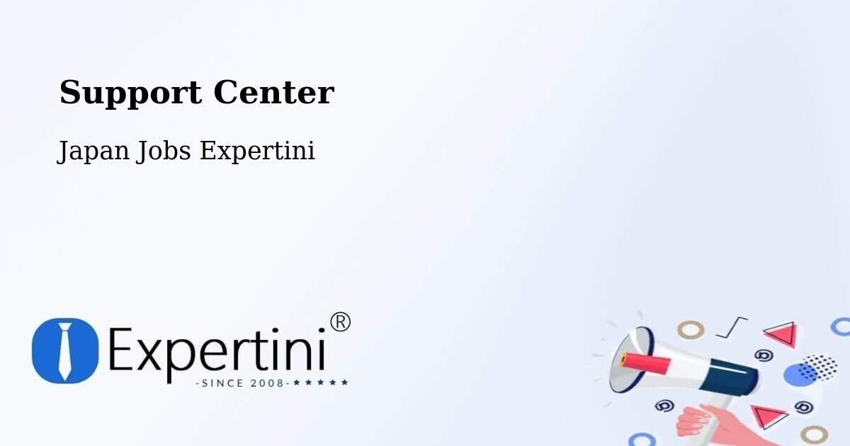 Support Services – Mihara - Japan Jobs Expertini